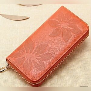 Wallet Brown NEW Floral Women's